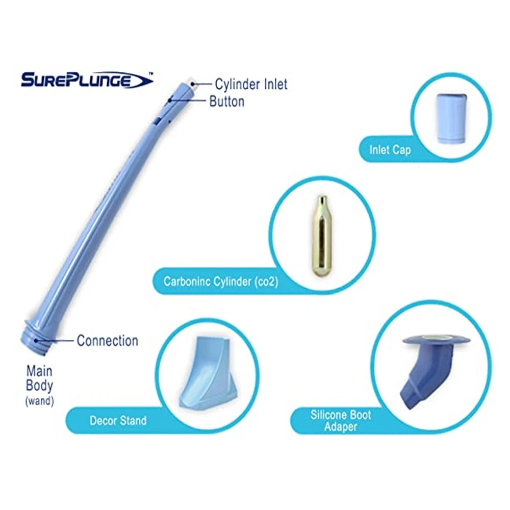  Автоматический Плунжер для трубопровода Co2 suprimunge-чрезвычайно эффективный-бластер дренажа воздуха высокого давления-безопасный и простой в эксплуатации-