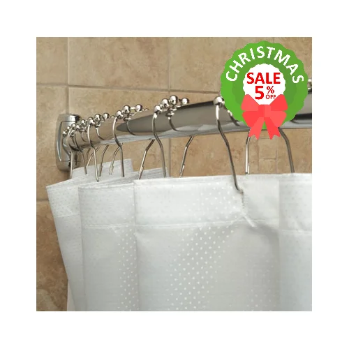 Изогнутый угловой карниз из цинкового сплава для ванной комнаты