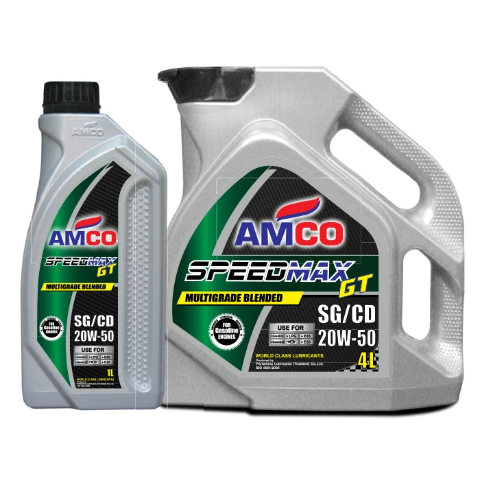 Amco Speedmax GT Api SG/CD 20W-50 Высококачественное Моторное масло из таиланда для экспорта