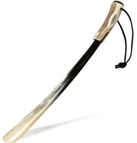 Подвесной обувной рожок с ручкой полированный для туфель рог лучшей