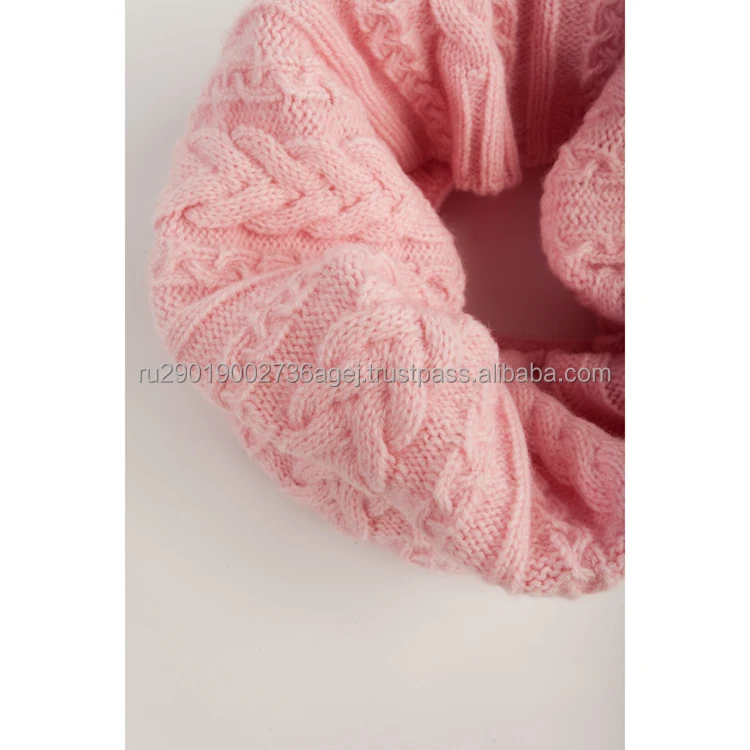 Качественный Женский вязаный снуд для холодного сезона, оригинальный вязаный снуд из оленя козьей шерсти, цены производителя, женская вязаная одежда