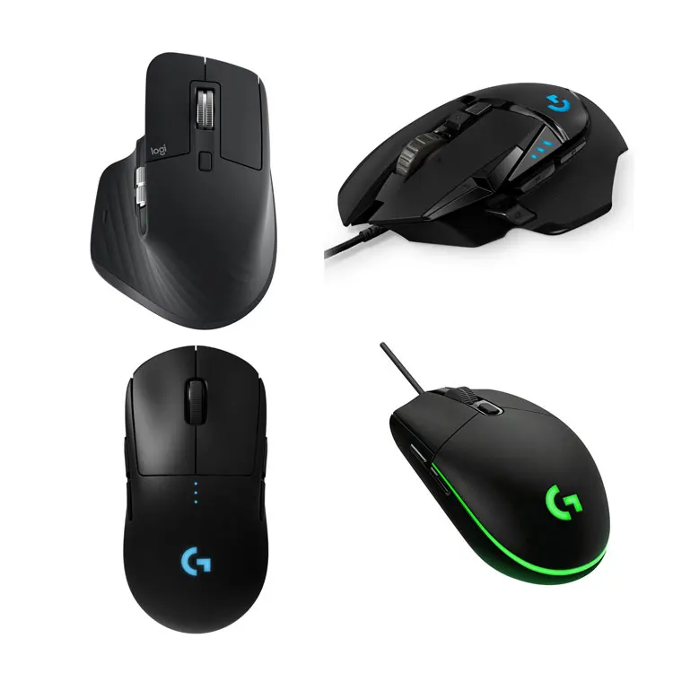 Мышь Logitech G502 высокой производительности, Проводная игровая мышь 16000 точек/дюйм с двигателем Rgb G Pro G102, лучшая Оптическая Проводная игровая мышь
