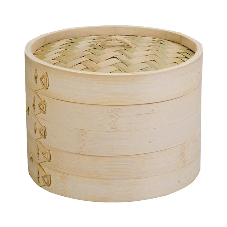Chinese Cheap Multi-function Dumplings Fish Rice Steamer Steam Pot Bamboo Steamer Basket With Lid