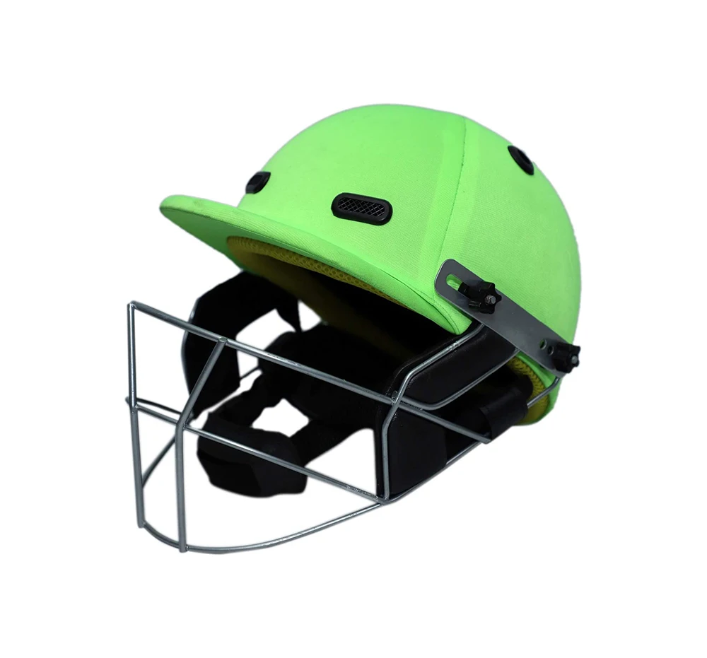  Пакистан сделанные на гриле крикет шлем волокна изогнутой формы безопасной головкой из нержавеющей стали шлем/крикет