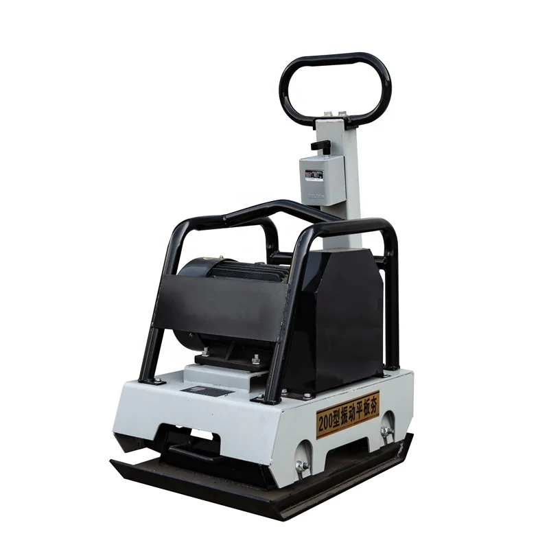 C90 Handheld Electric Plate Asphalt Tamping portable  Pavement Ram Surface Small Compacting Plate Rammer machine