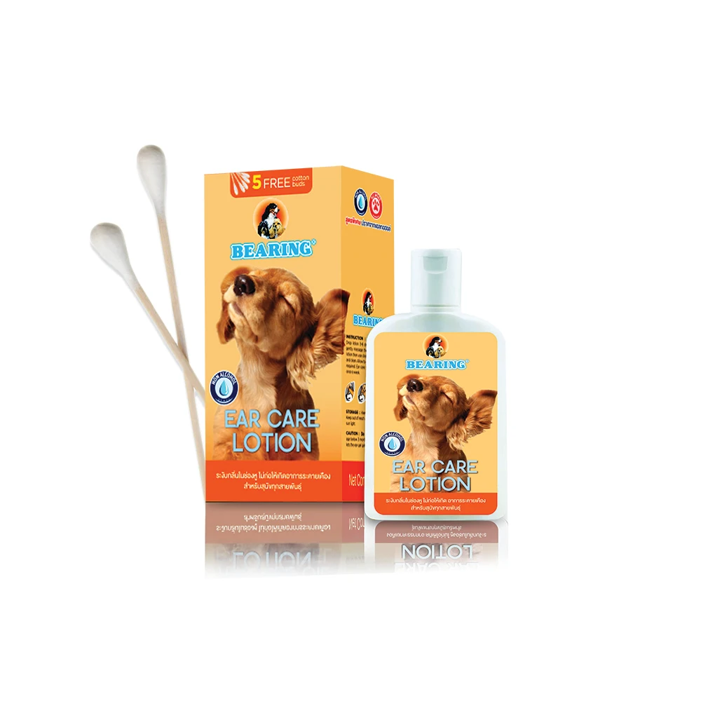 The Best Dog Ear Lotion of Bearing Sensitive Dog Ear Cleaning Lotion For All Dog Breeds 100ml