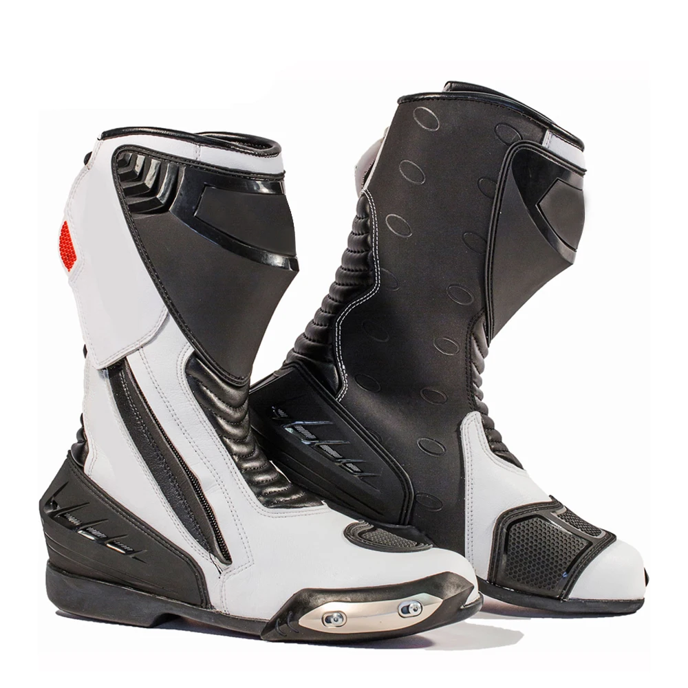 Custom Best Quality Motorbike Shoes  Protective Leather boots