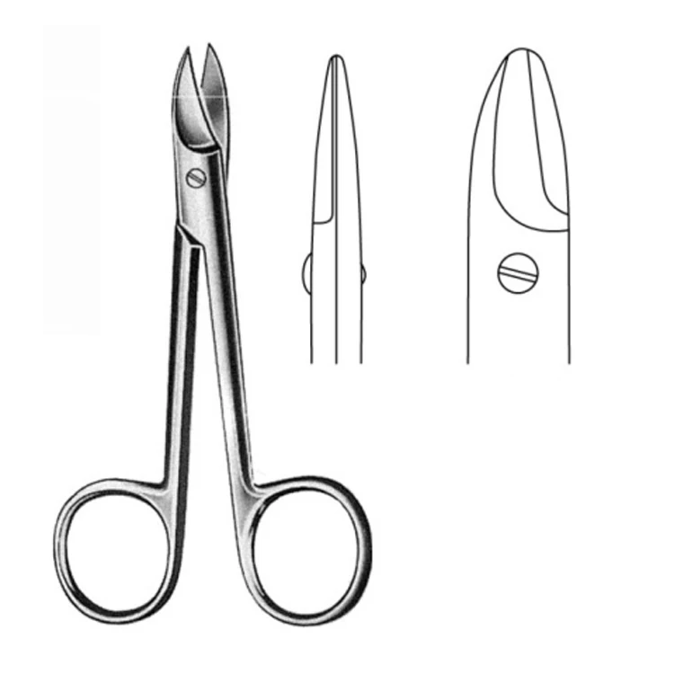 Beebee ножницы 10 см/4 дюйма тупые прямые