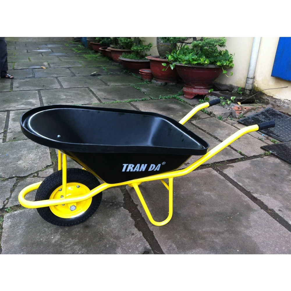 Wheelbarrow Heavy duty steel tray for export in bulk