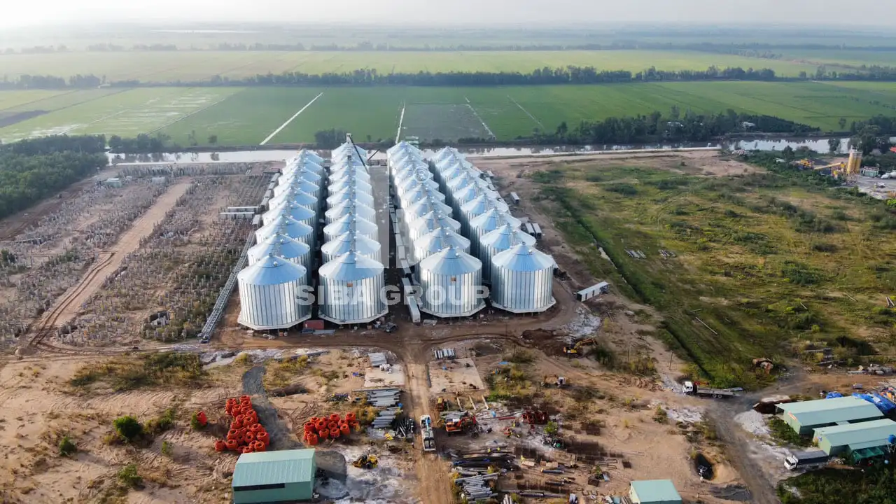 Farm Used Storage Corn Rice Grain Steel Silo