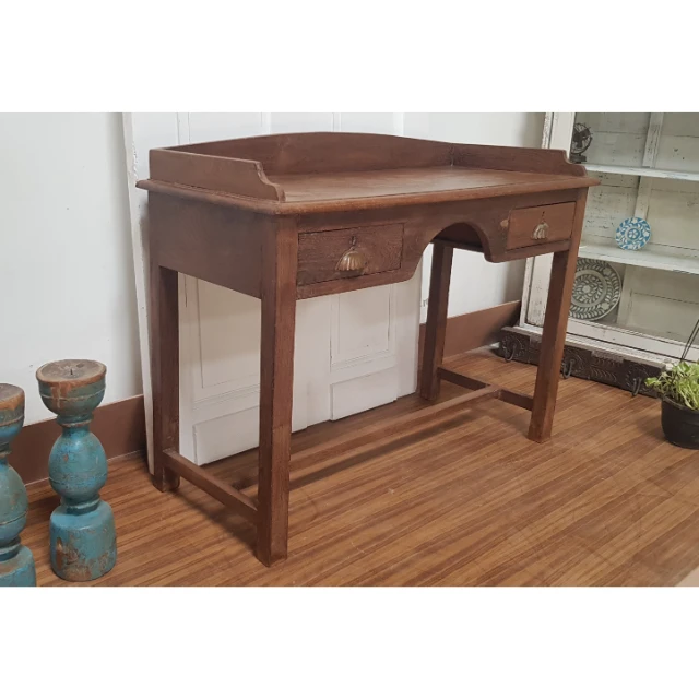 Винтажный письменный стол из тикового дерева античная мебель винтажная индийская