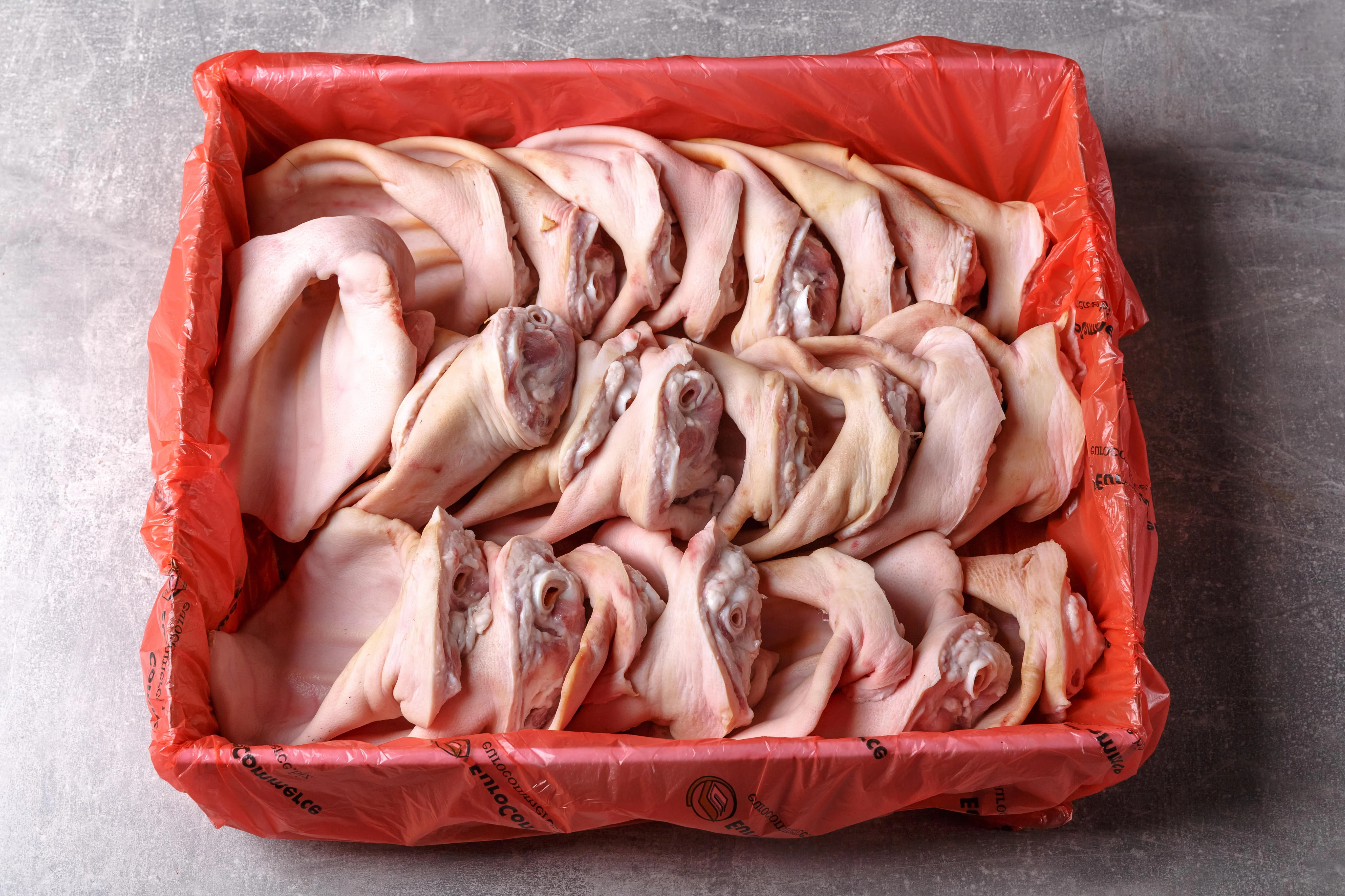 
Frozen Pork Ears with shells 