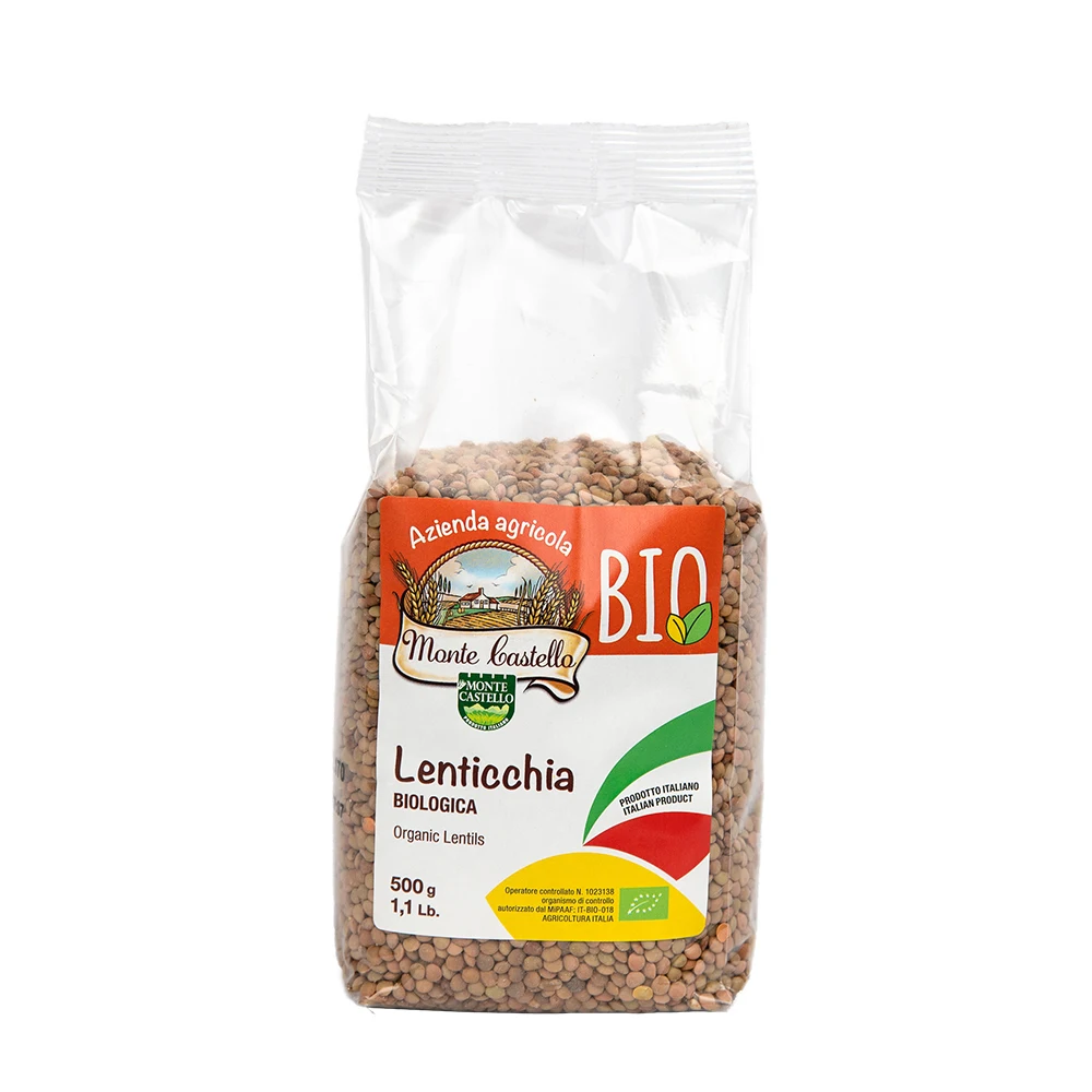 For wholesale Italian Lentils  500gr or 1kg  by  agriculture 100 % integrated control