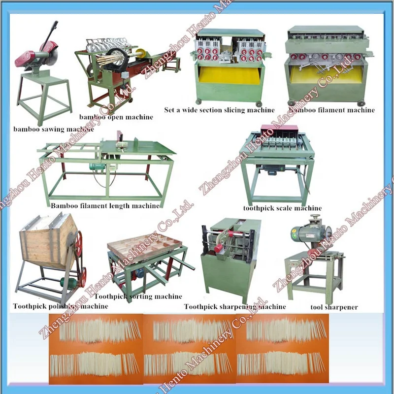 Hot Sale Automatic Toothpick Production Machine /  Toothpick Production / Production Machine for Toothpick