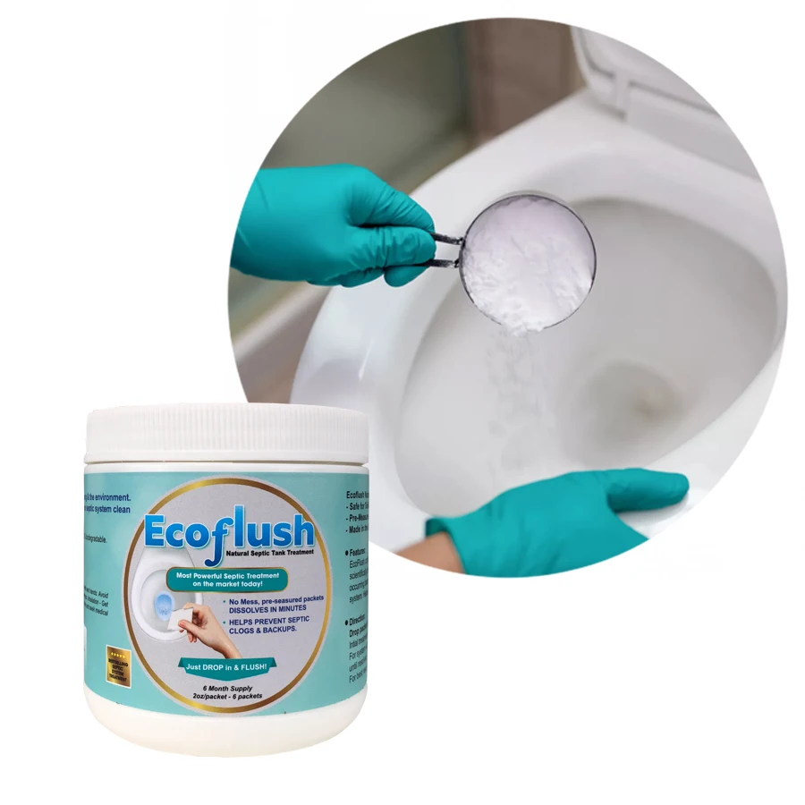 Высококачественный натуральный септический резервуар с экологичной упаковкой-EcoFlush-поставка 6 месяцев