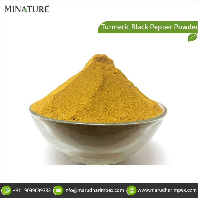 100% чистый и натуральный порошок черного перца куркумы хорошего качества из Индии
