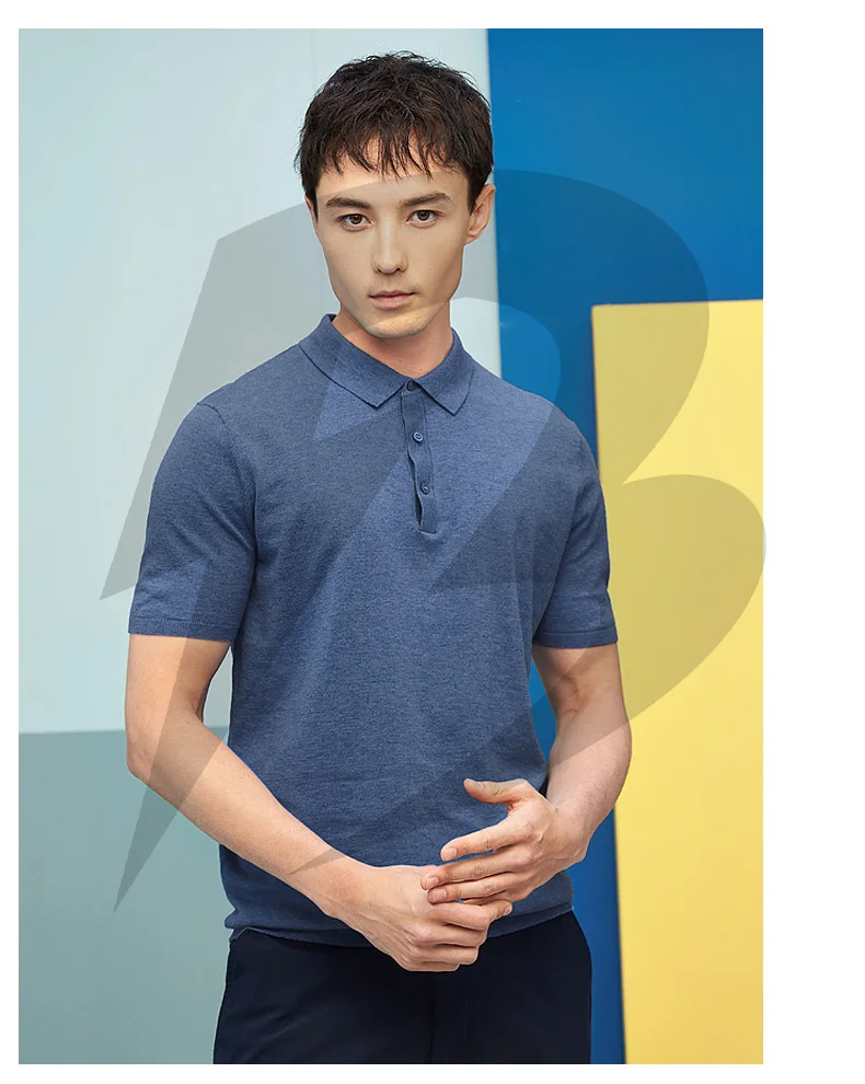 
New product unique spring/summer polo t-shirt short sleeve sweater man 