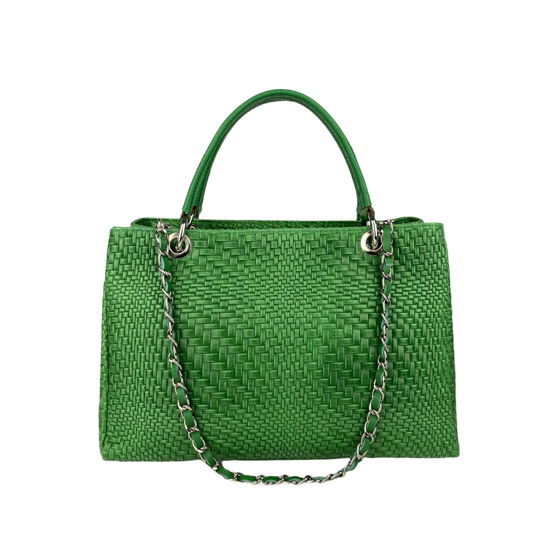 Top Quality Leather Purses and Handbags for women luxury Made in Italy Shoulder Ladies bag Vanessa