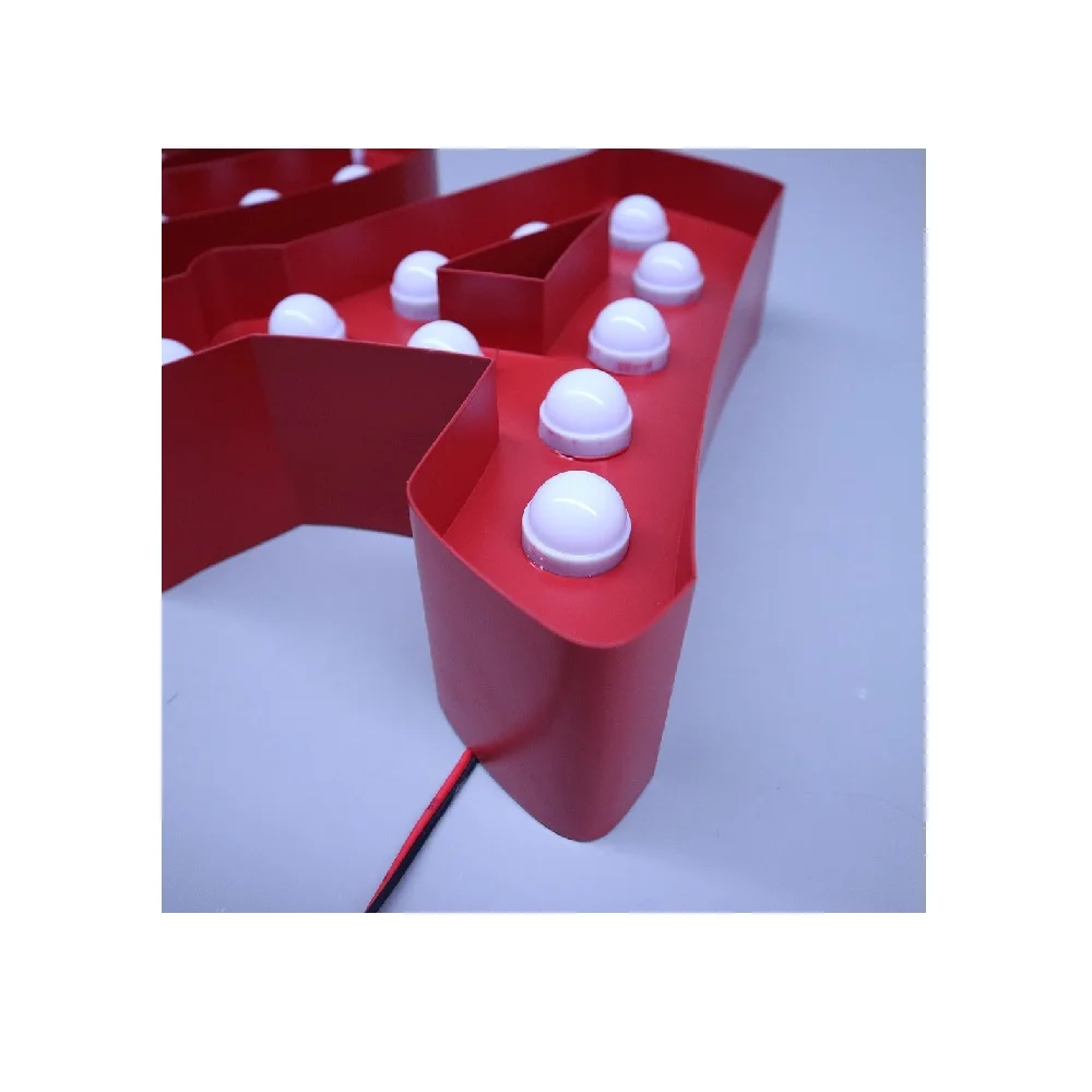 
1-5 Years Of Warranty Lighting Metal Marquee Letters 3D Led Letter Lights Bulbs Sign 