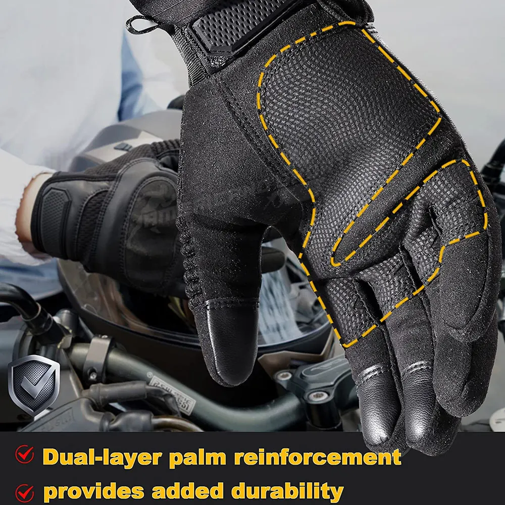 Breathable For Men And Women Gloves Touch Screen Motorcycle Racing Gloves