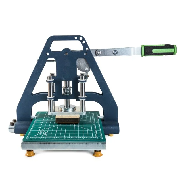Leather / Cardboard / Plastic / Fabric / Paper/  Magnetic vinyl die cutting machine ELTON + die cut