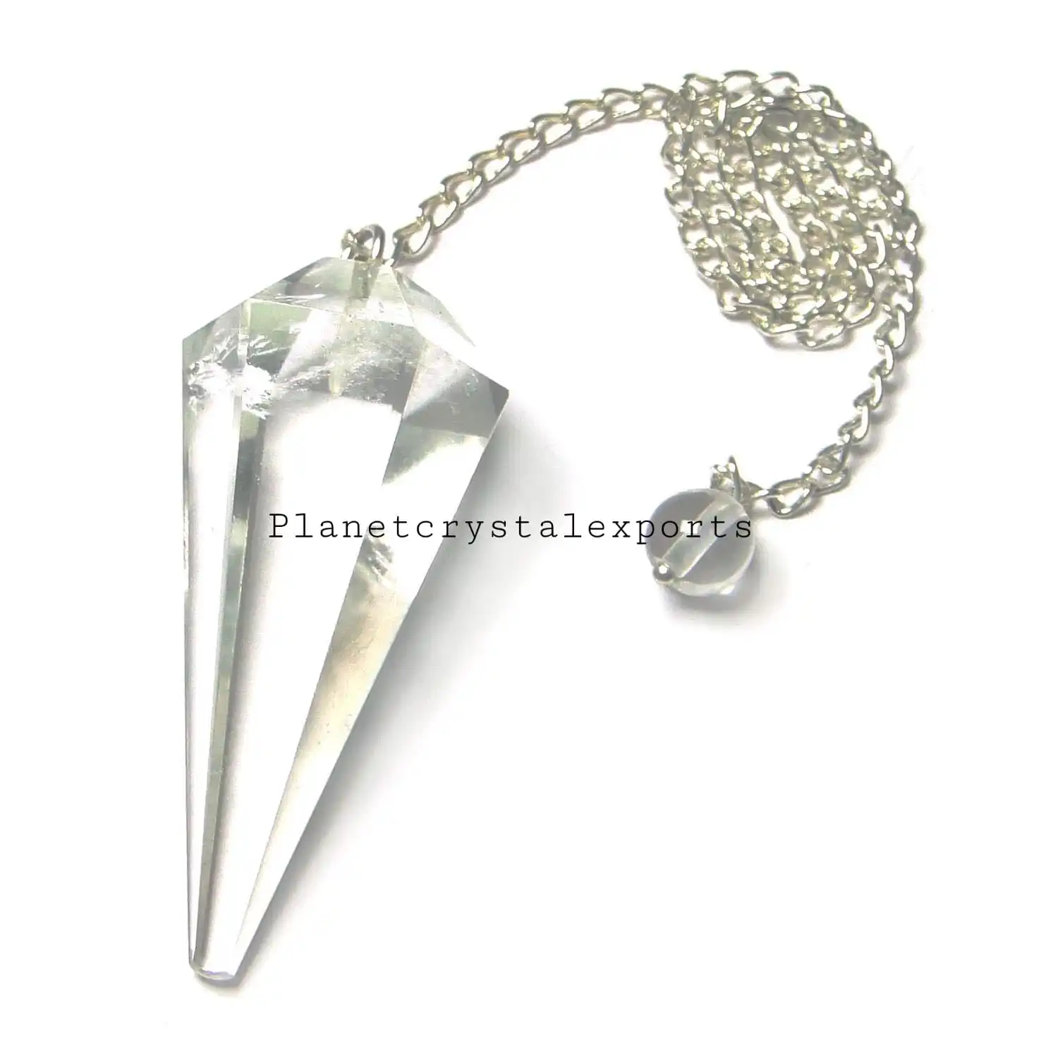 Wholesale Clear Quartz Healing Dowsing Pendulum: Natural Spiritual Chakra Crystal Reiki Pendulum Buy From Planet Crystal Export