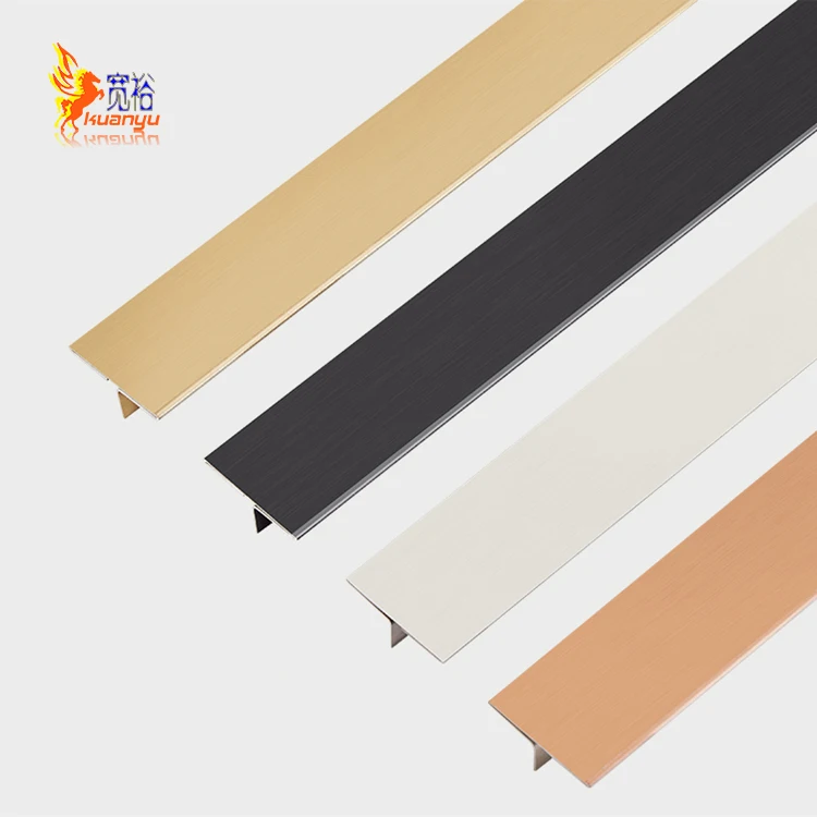 
KUANYU Multiple Colour Metal Decorative Antique Bronze Tile Trim Marble Tiles Edge Trim Free Sample 