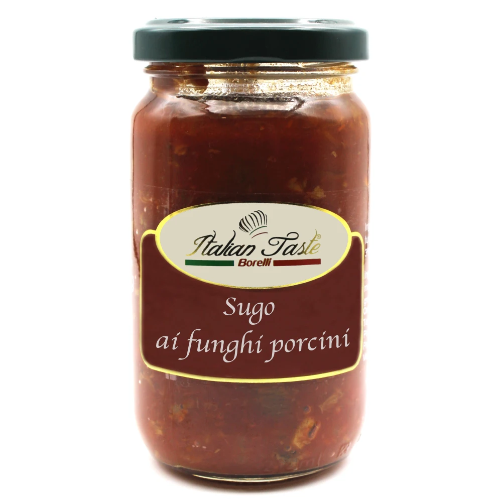 High quality 180 g wholesale retail Porcini mushrooms pasta sauce NO GMO Italian pasta sauce for pasta