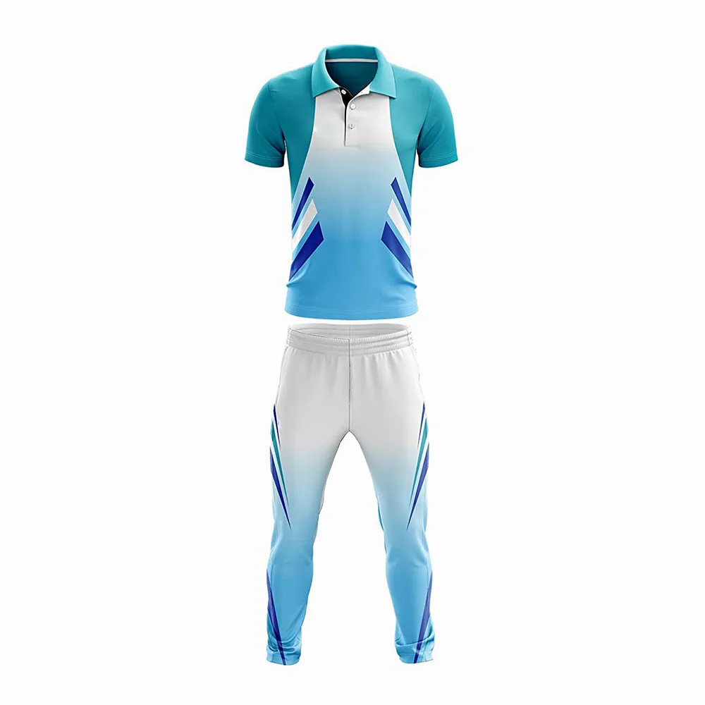Sports Wear Cricket Uniforms Custom Sublimated Cricket Outfits With Custom Logo And Team Name