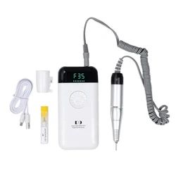 2022 Cheapest Custom product nail drill 0~35000RPM portable rechargeable drill manicure polish machine