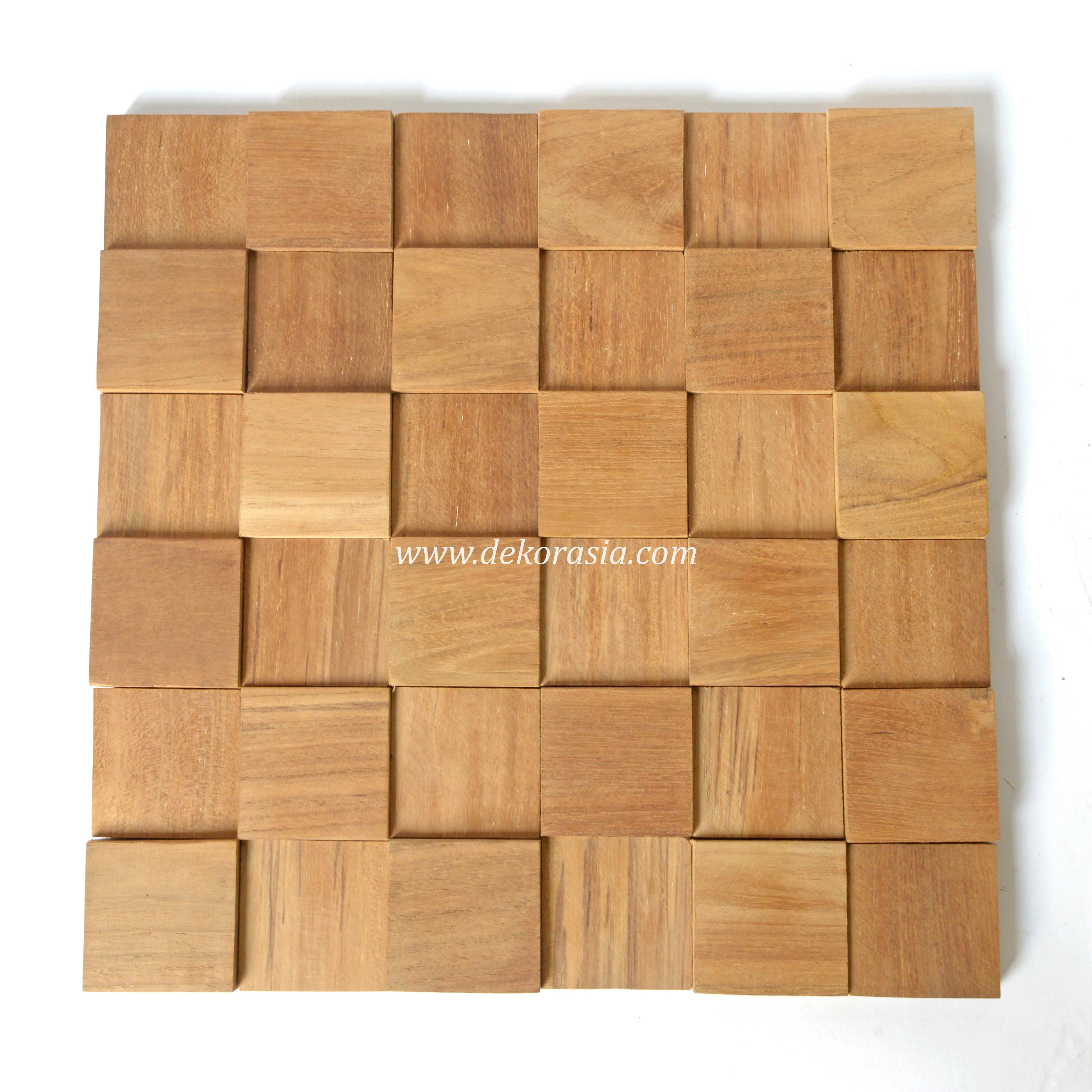 Top Quality Cube Teak for Interior/Exterior Wall Cladding Wall Panels Wall Decor Home Decoration Others Wallpapers / Wall Panels