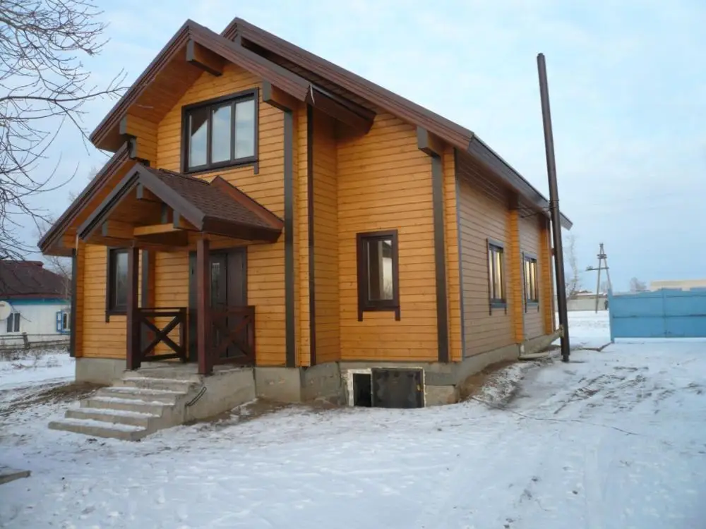 
GLUED LAMINATED TIMBER HOUSES FROM THE MANUFACTURER 