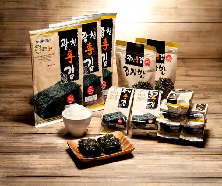 Завод HACCP Gimbab суши, жареные водоросли, произведенные в Корее