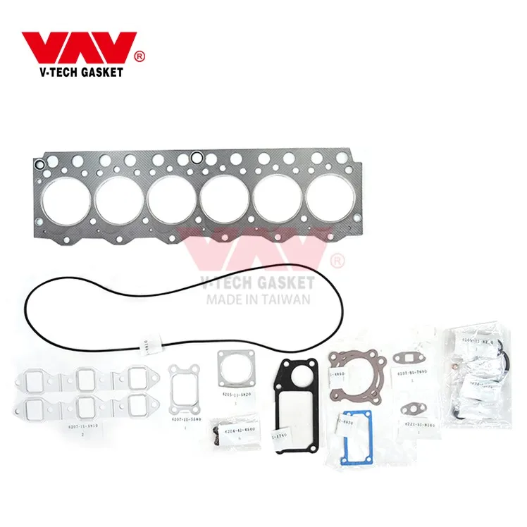 Taiwan Spare Parts 6207-K1/K2-2005 Engine Gasket Repair Kit For KOMATSU