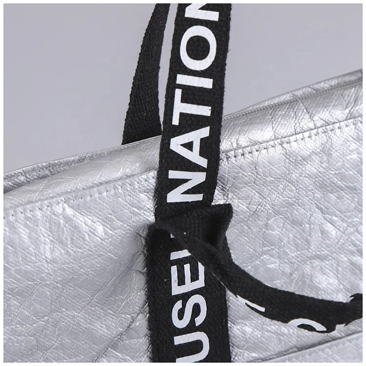 Factory wholesale waterproof DuPont Tyvek paper shopping tote bag