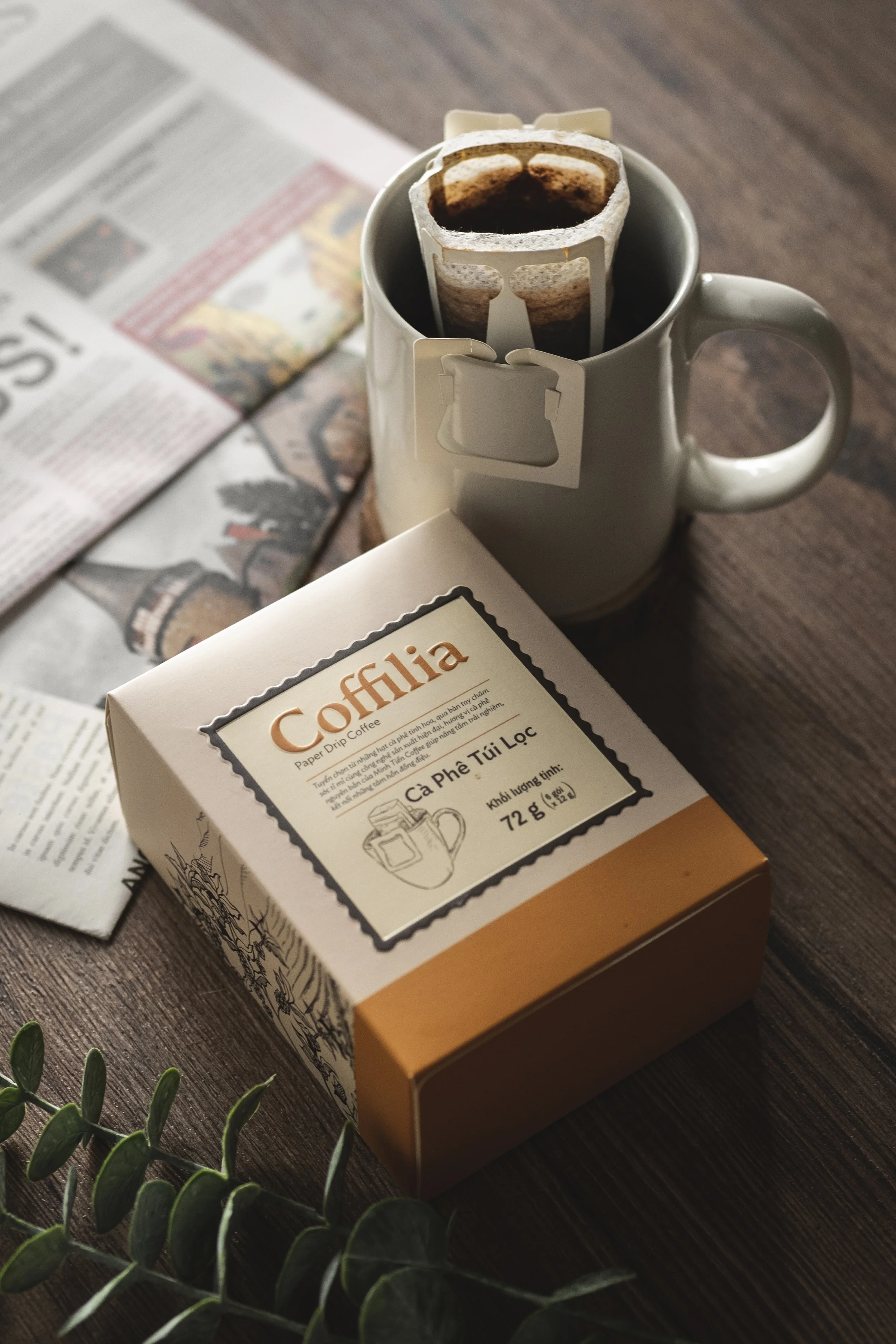 Wholesale Grade 2 Coffee Flavor And Bitter Taste Coffilia - Drip Bag Coffee With 18 Months Shelf Life From Vietnam
