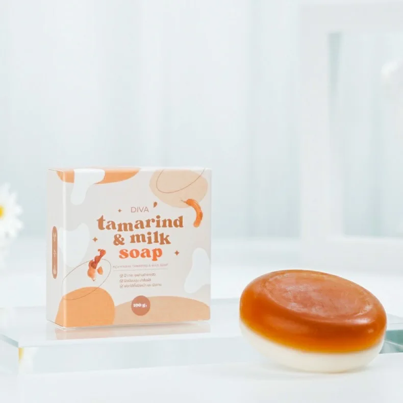 Whitening Face and Body soap from Tamarind and Milk by DIVA (D)