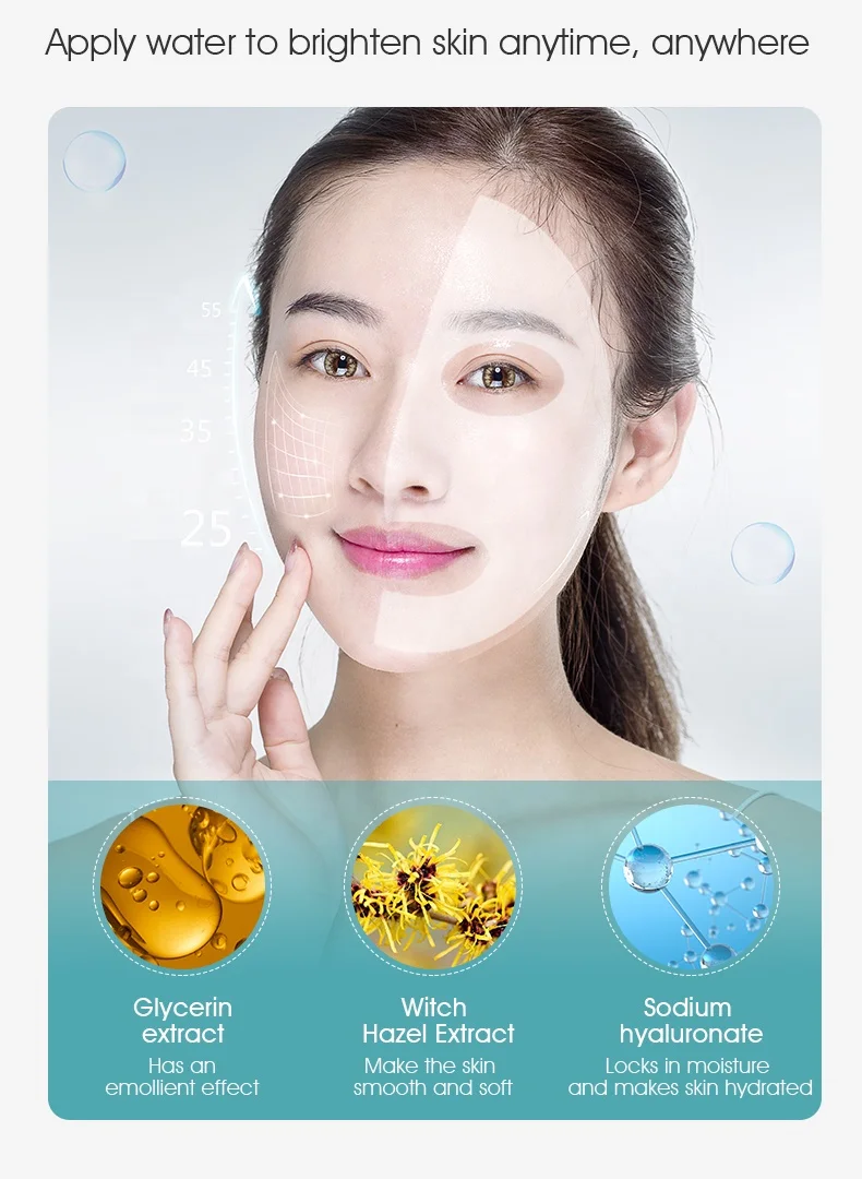 new spa repair cherry whitening vegan spirulina aloe vera natural sheet facial mask