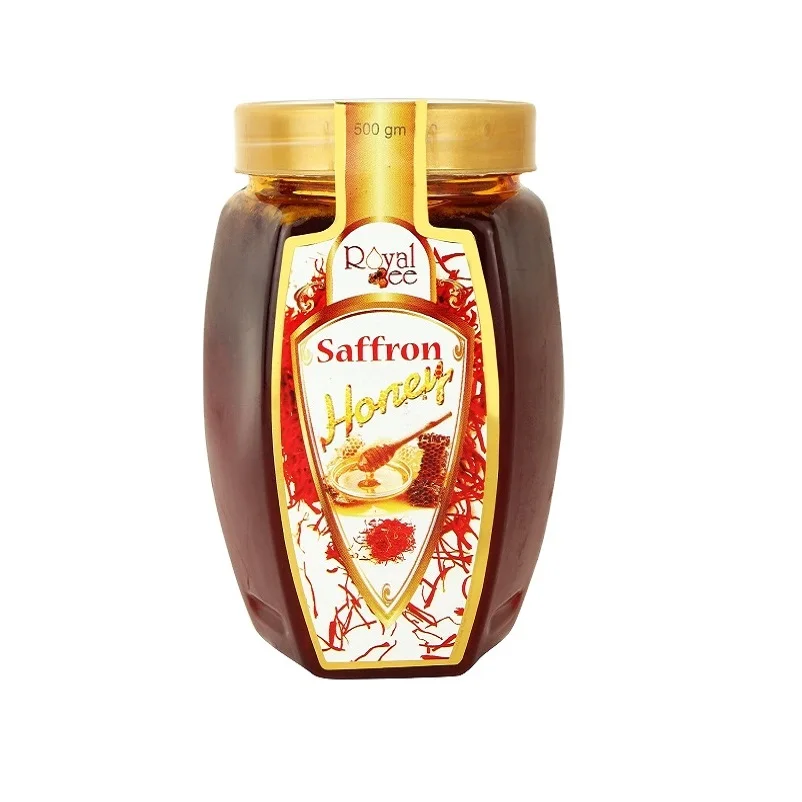 Wholesale Organic Herbal Saffron Honey Good Quality Royal Bee Saffron Honey For Increasing Immune System