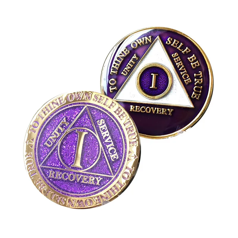 Spirit Alcoholics Anonymous Custom Female  Sobriety Aa Chips Token Medallions