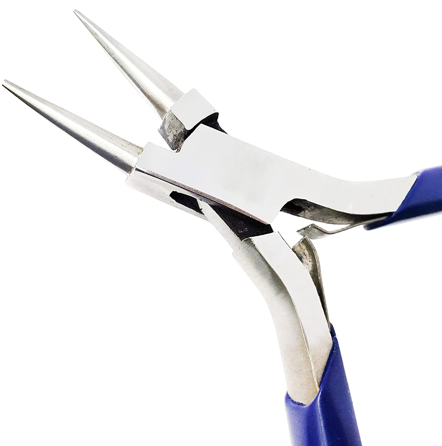 Боковые Кусачки с длинными иглами никель-хромированным стальным корпусом и зелеными противоскользящими ручками Ювелирные плоскогубцы круглым носом