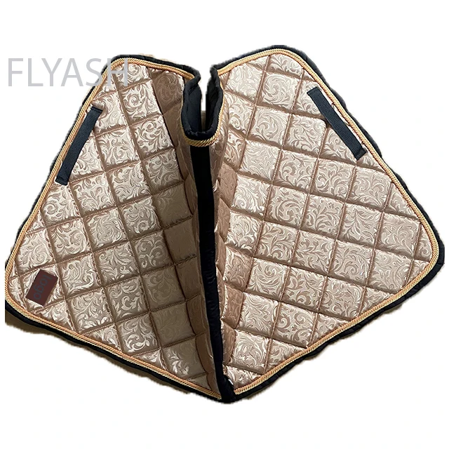 Custom Luxury Horse Saddle Pad Flourish Fabric Quality saddle pad BLUEFEBREK designs sizes and logos Equestrian Horse Saddle pad