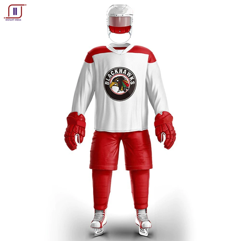 Custom ice hockey uniform custom team name and numbers OEM Customizable