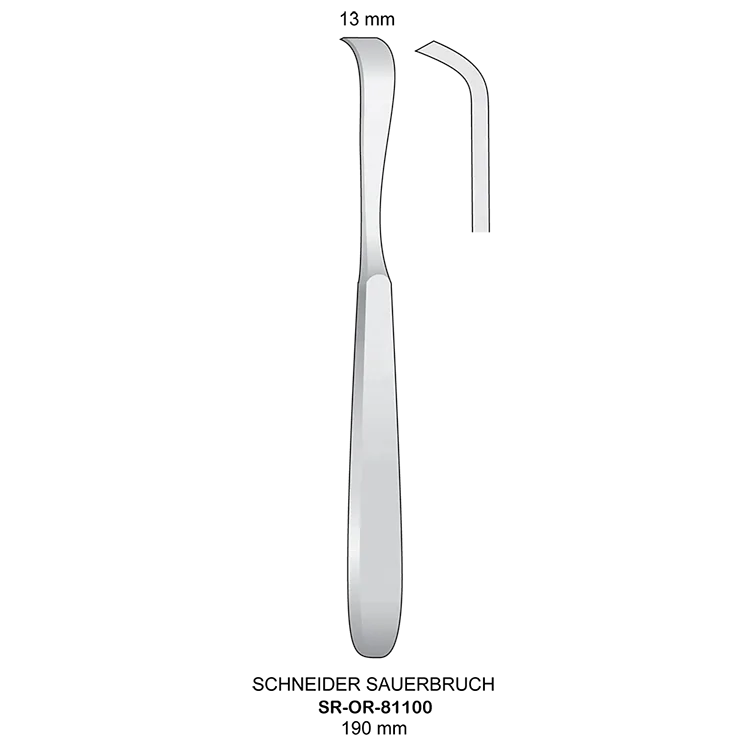 Latest Quality SCHNEIDER SAUERBRUCH Periosteal Raspatories Surgical Instruments