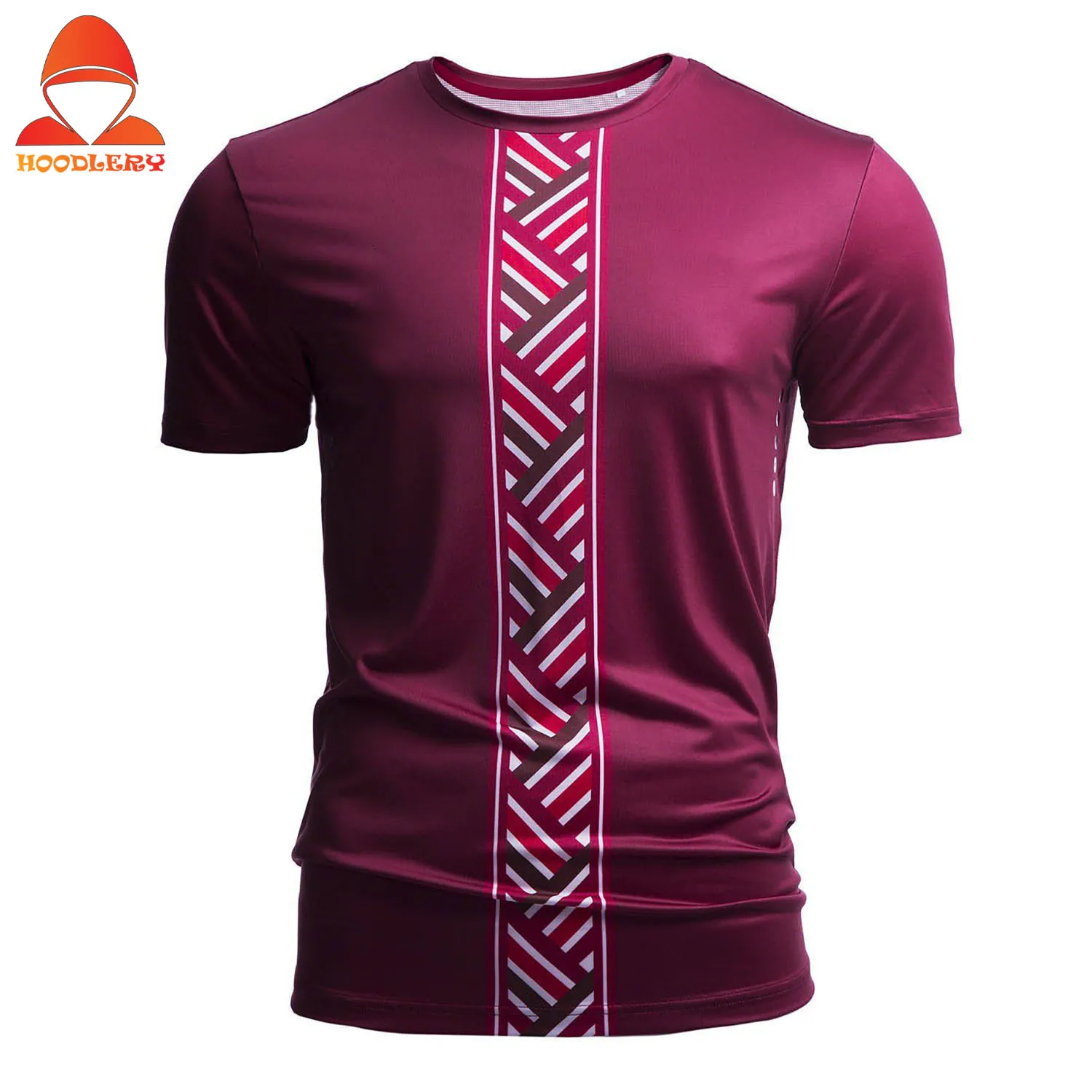 
Mens Active T-Shirts Quick dry Finishing Underarm Ventilation Decorative Print T-Shirts. 