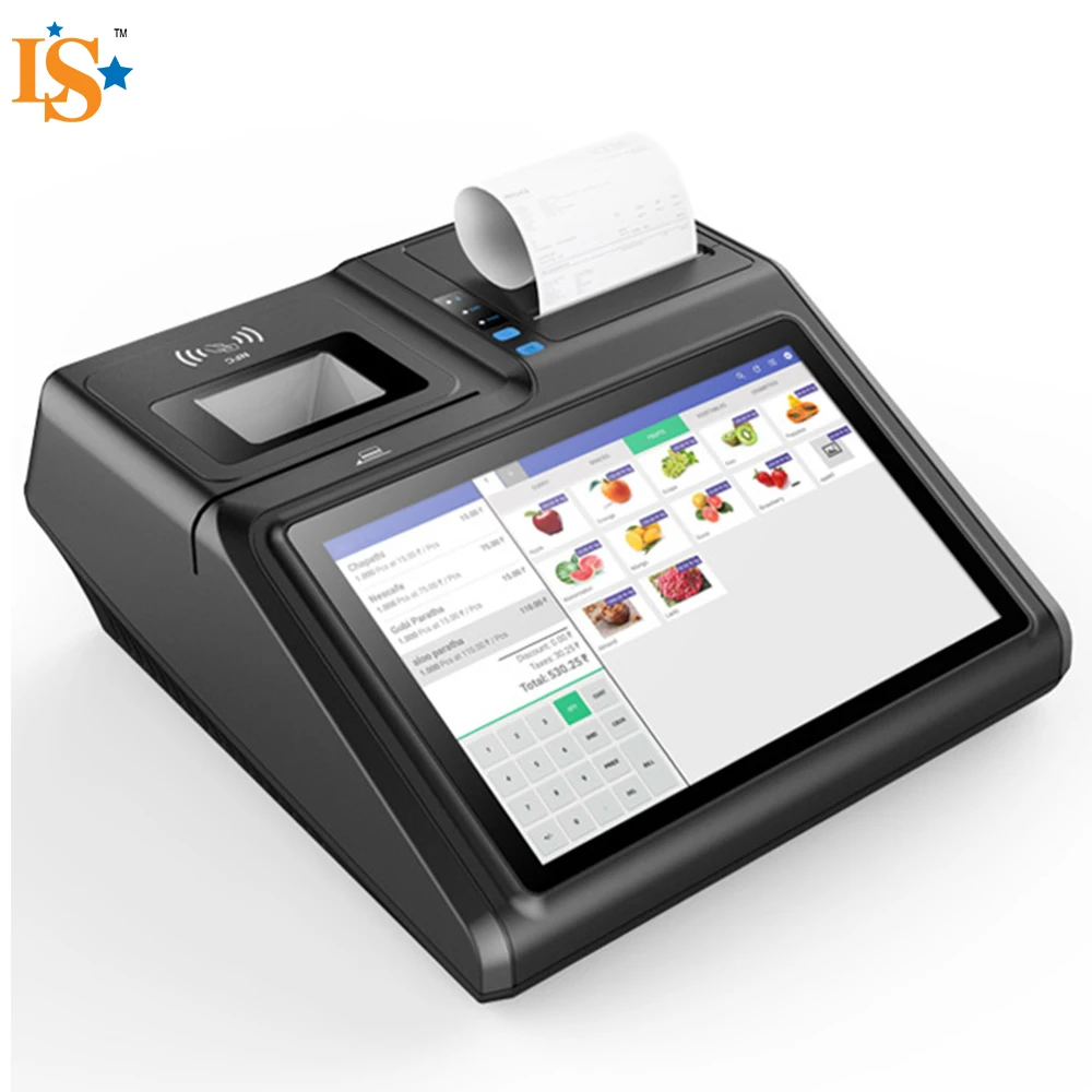 CRS-C71T hot selling price computing scale Capacitive screen touch cash register with printer