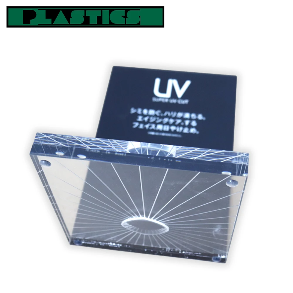 Custom acrylic cosmetics display stand Makeup desktop display stanks for counter Acrylic display rack