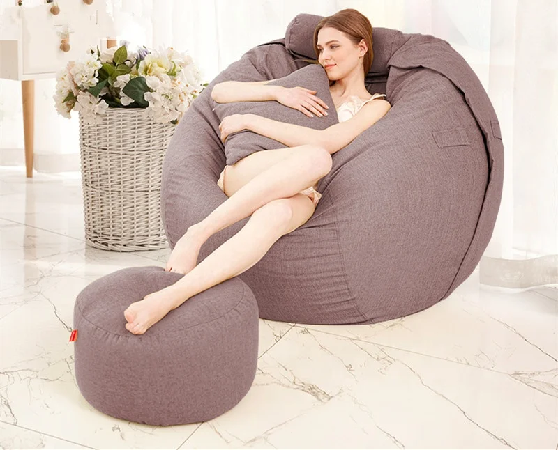 Sofa Sack - Plush Ultra Soft Bean Bag Chair - Memory Foam Bean Bag Chair with Microsuede Cover - Stuffed Foam Filled Furniture
