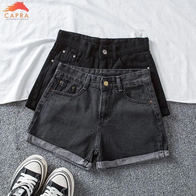 High Waist Denim Shorts Women Plus Size Fashion New Casual Slim Jeans Short Washed Sexy Female Summer Denim Shorts