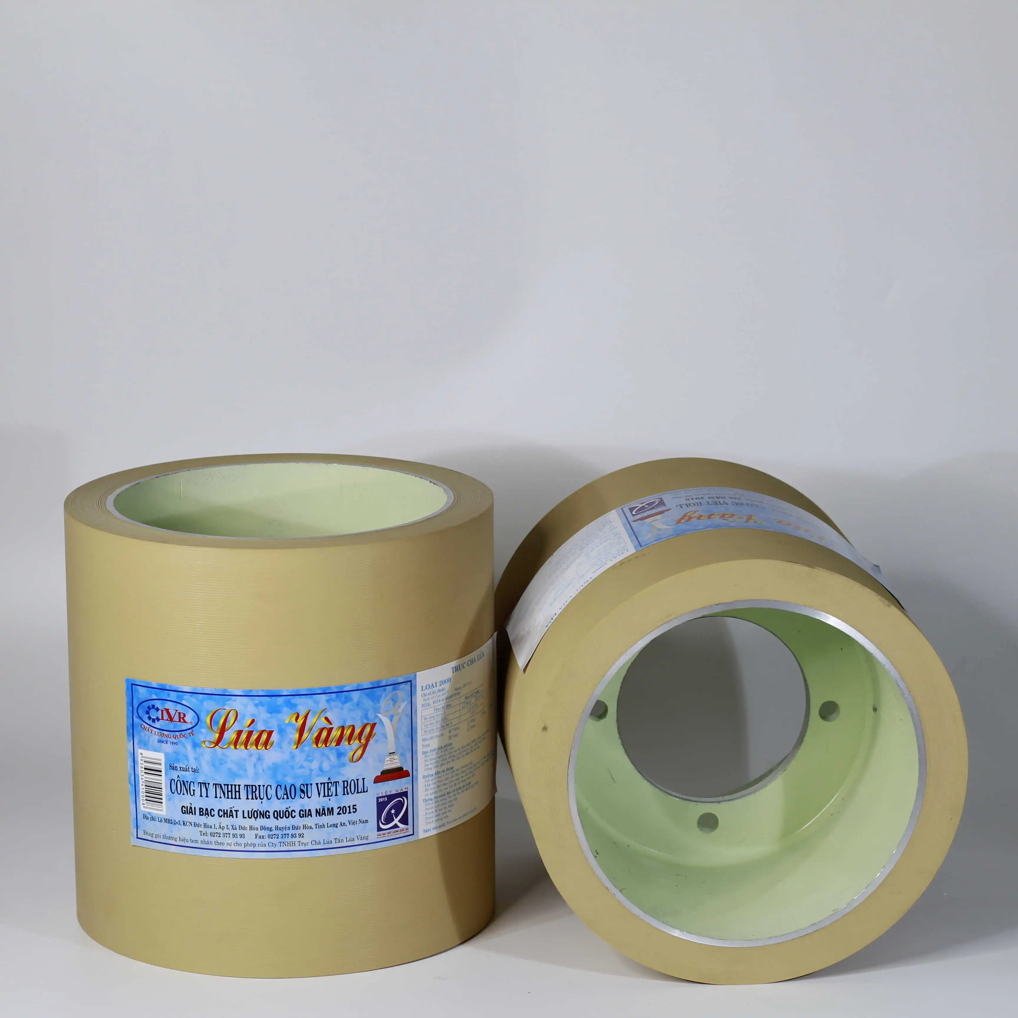 Резиновый рисовый ролик NBR с чугунным барабаном